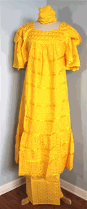 African Wrap Skirt Set ! Yellow color African skirt Set with scarf !