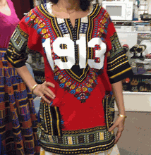 Load image into Gallery viewer, Custom Printing on Shirts or T Shirts/ Custom Fitting of Dashikis.