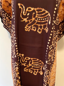 100% Cotton Plus size 1X 2X 3X Cotton Print Caftan !