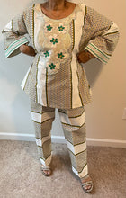 Load image into Gallery viewer, African Pants Set made in Ghana!! African Pants set one of a kind!!