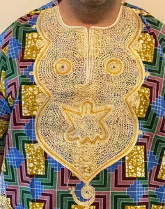 African Dashiki ! Ethnic Dashiki From Ghana ! Men's Dashiki !