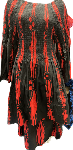 High Low Dress in African Print!! One Size Fits Most!!