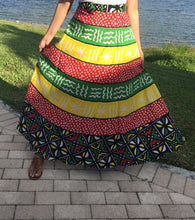 Load image into Gallery viewer, 100% Cotton Wrap Skirt | African Print ! One Size Fits Most |