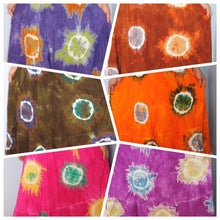 Load image into Gallery viewer, 100% Fine Rayon Wrap Skirt ! Tie-Dye Print ! One Size Fits Most !