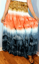 Load image into Gallery viewer, 100% Fine Rayon Wrap Skirt ! Tie-Dye Print ! One Size Fits Most !