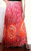 Load image into Gallery viewer, 100% Fine Rayon Wrap Skirt ! Tie-Dye Print ! One Size Fits Most !