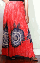Load image into Gallery viewer, 100% Fine Rayon Wrap Skirt ! Tie-Dye Print ! One Size Fits Most !