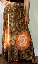 Load image into Gallery viewer, 100% Fine Rayon Wrap Skirt ! Tie-Dye Print ! One Size Fits Most !
