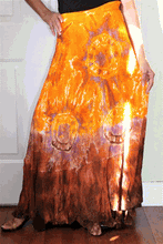 Load image into Gallery viewer, 100% Fine Rayon Wrap Skirt ! Tie-Dye Print ! One Size Fits Most !
