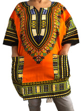 Load image into Gallery viewer, Plus Size African Dashiki! Unisex Dashiki! 1X 2X 3X