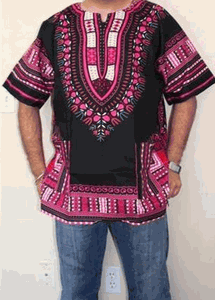 African Unisex Dashiki Plus Size! One Size! One Size Fits Most! Hippie Shirt! 60s 70s Look!