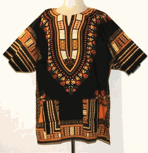 African Unisex Dashiki Plus Size! One Size! One Size Fits Most! Hippie Shirt! 60s 70s Look!