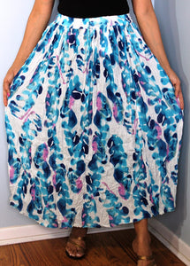 Broomstick Skirt ! Colorful Crinkle Rayon ! One Size, Fits Most !