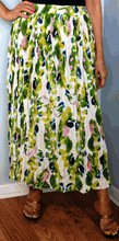 Load image into Gallery viewer, Broomstick Skirt ! Colorful Crinkle Rayon ! One Size, Fits Most ! Peasant Boho !! Modern Print!!
