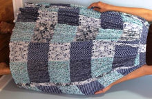 Load image into Gallery viewer, Broomstick Skirt ! Patch Print Crinkle Rayon ! One Size, Fits Most ! Peasant Boho !!