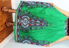 Load image into Gallery viewer, Broomstick Skirt ! Ethnic Print Crinkle Rayon ! One Size, Fits Most ! Peasant Boho !!