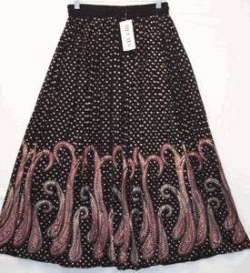 Broomstick Skirt ! Printed Crinkle Rayon ! One Size, Fits Most !
Item# bs10