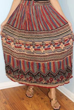 Load image into Gallery viewer, Broomstick Skirt ! Printed Crinkle Rayon ! One Size, Fits Most !