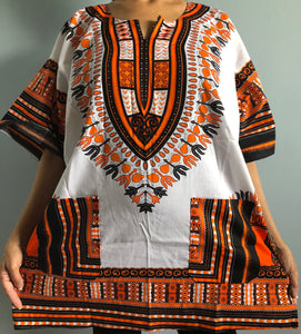 African Unisex Dashiki Plus Size! One Size! One Size Fits Most! Hippie Shirt! 60s 70s Look!