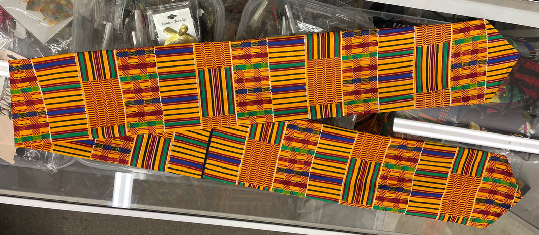 Graduation Stole in Kente Print