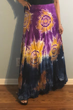 Load image into Gallery viewer, 100% Fine Rayon Wrap Skirt ! Tie-Dye Print ! One Size Fits Most !
