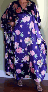 Silky Satiny Look Plus Size Kaftan Caftan ! 1X 2X 3X 4X !!