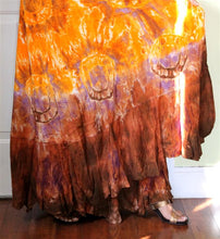 Load image into Gallery viewer, 100% Fine Rayon Wrap Skirt ! Tie-Dye Print ! One Size Fits Most !