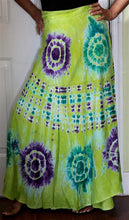 Load image into Gallery viewer, 100% Fine Rayon Wrap Skirt ! Tie-Dye Print ! One Size Fits Most !