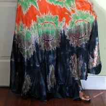 Load image into Gallery viewer, 100% Fine Rayon Wrap Skirt ! Tie-Dye Print ! One Size Fits Most !