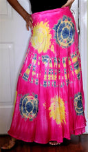 Load image into Gallery viewer, 100% Fine Rayon Wrap Skirt ! Tie-Dye Print ! One Size Fits Most !